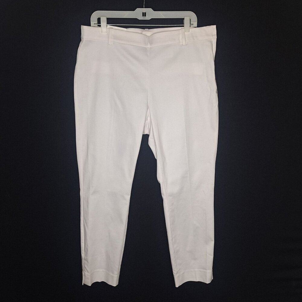 NWT H&M Ankle Stretch Trousers Size 16 Preppy Summer Comfy Formal Office Work